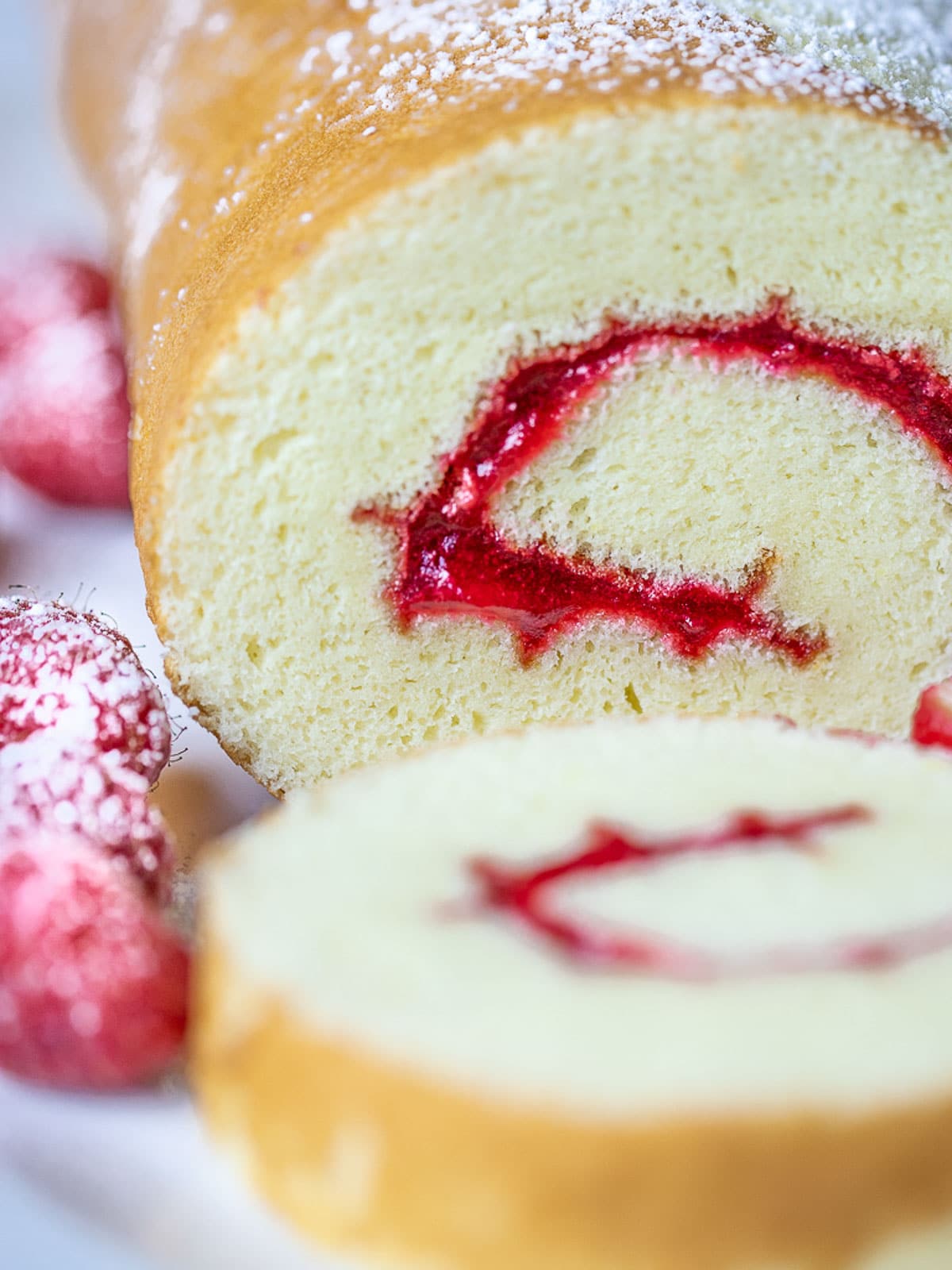 Bakery Swiss Roll Cake Recipe - Drive Me Hungry
