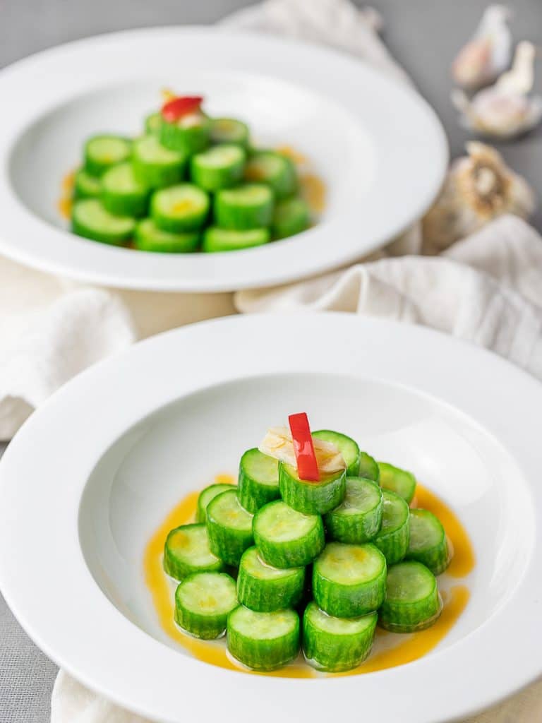 asijské okurkový salát, din tai fung okurkový salát napodobitel