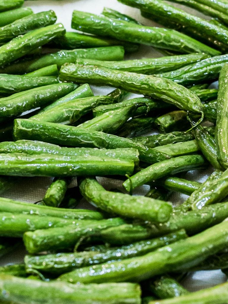 dry fried green beans