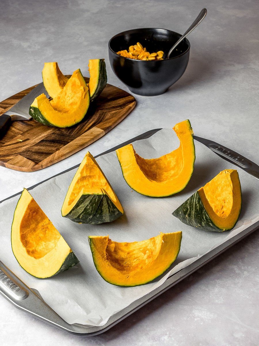 Roasted Kabocha Squash Japanese Pumpkin Drive Me Hungry