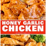 honey garlic chicken stir fry