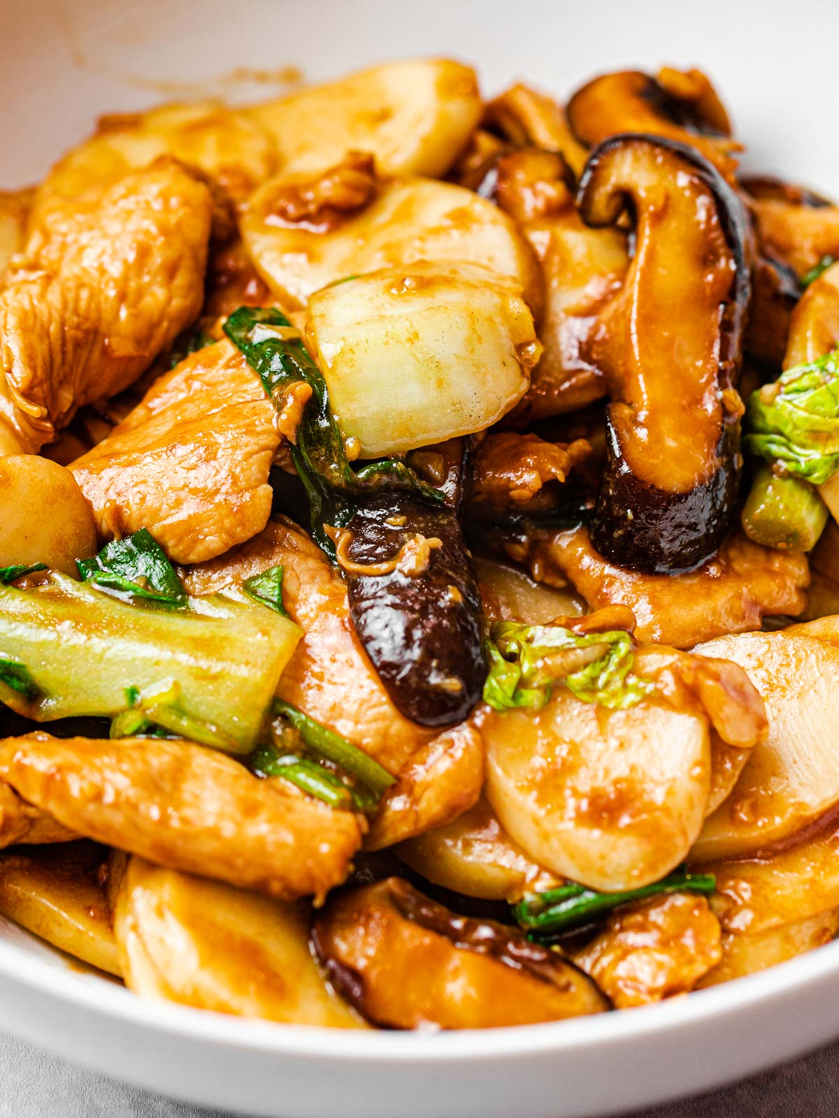 Stir Fried Shanghai Rice Cakes Chao Nian Gao Drive Me Hungry