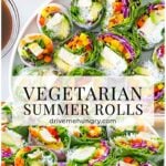 vegetarian summer rolls
