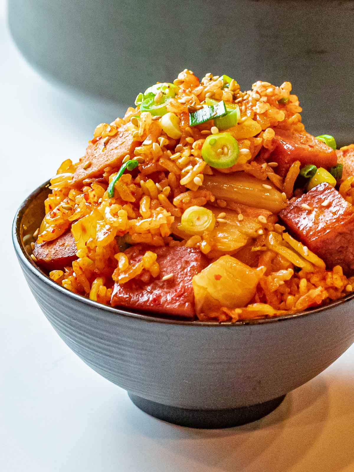 Kimchi Fried Rice with Spam - Drive Me Hungry