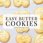 Easy butter cookies