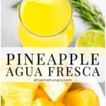 Pineapple Agua Fresca