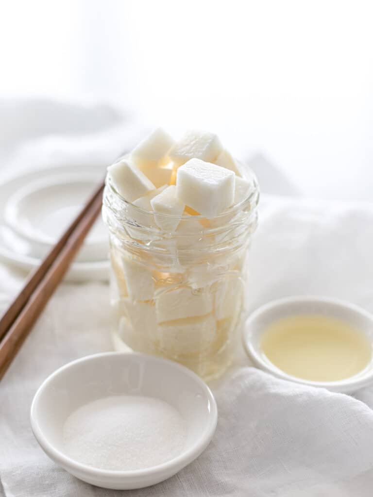 Crunchy Korean Pickled Radish Fast and Easy! Drive Me Hungry