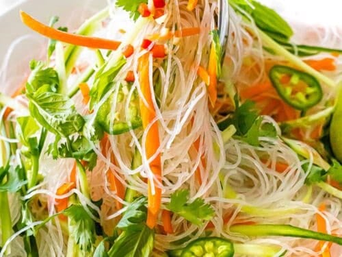 banjo Elektrisch Jolly Quick and Easy Vietnamese Noodle Salad with Tangy Dressing - Drive Me Hungry