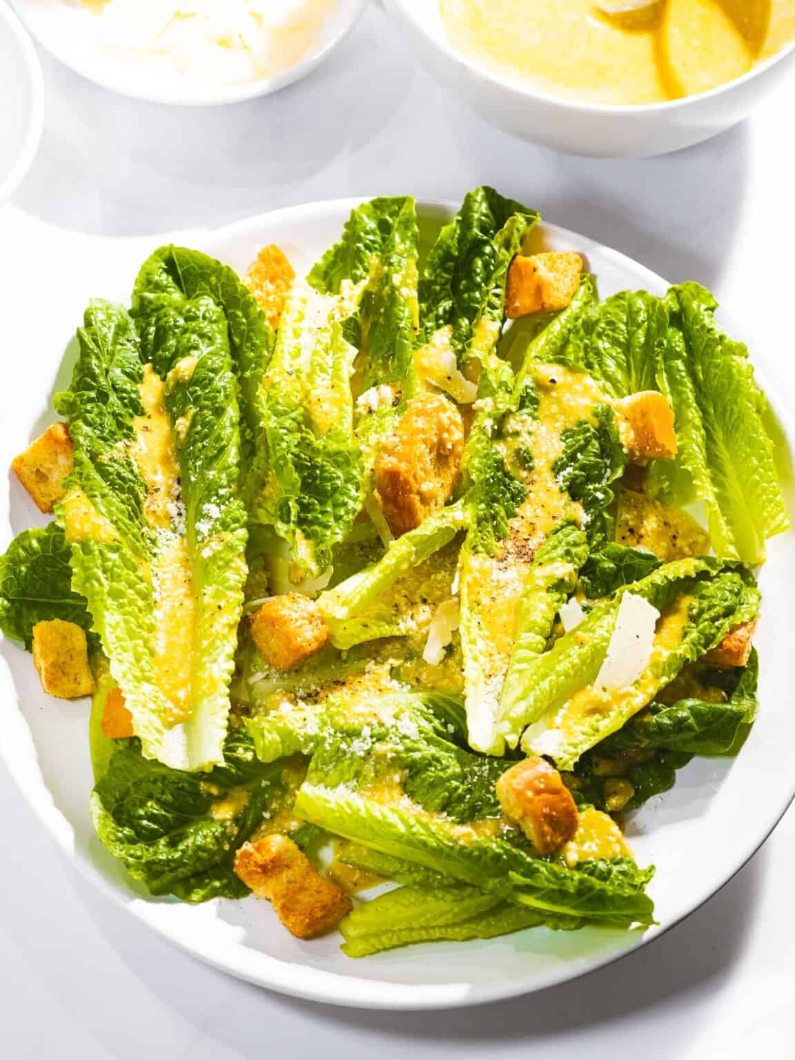 Classic Caesar Salad Drive Me Hungry