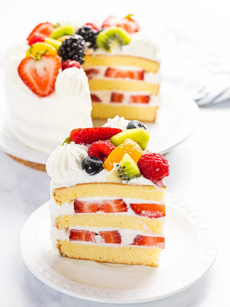 Fresh Fruit Cake - Drive Me Hungry