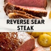 Reverse sear steak.